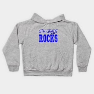 6th Grade Rocks Kids Hoodie